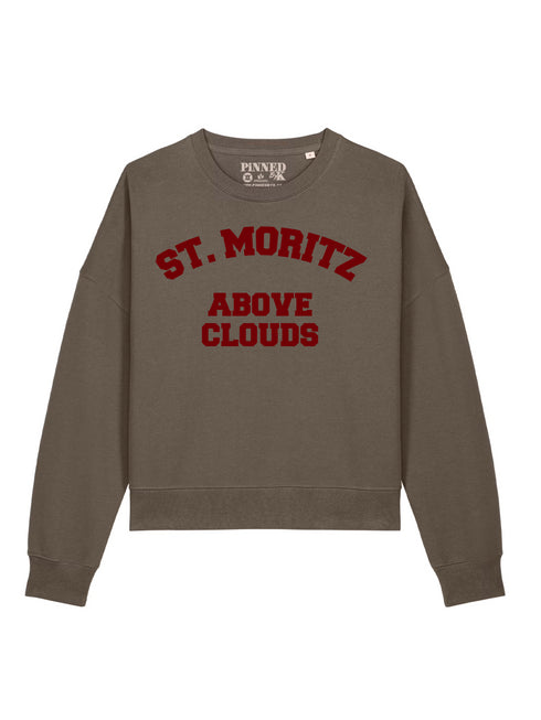 Boxy Sweater ST. Moritz Bordeaux Velvet